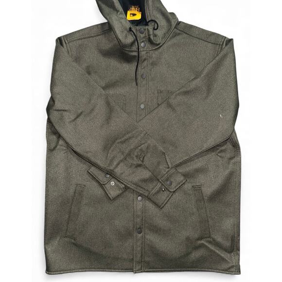 Carhartt Men's L Rain Defender Relaxed Fit Heavyweight Hooded Jacket - Picture 3 of 6